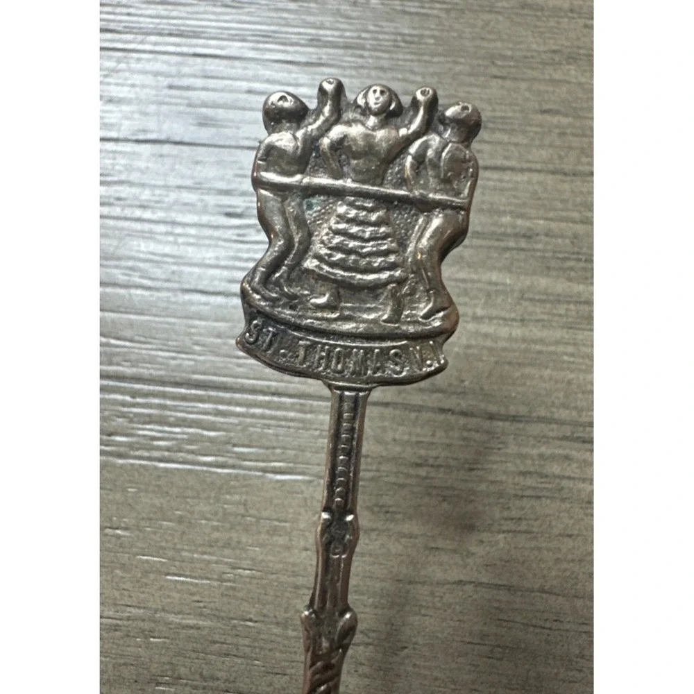 Vintage St. Thomas Virgin Islands Souvenir Spoon Collectible USVI Travel